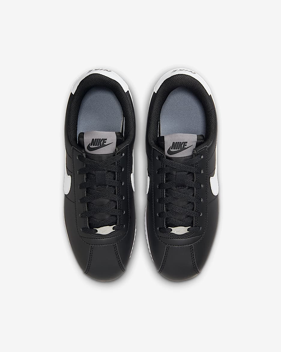 Nike cortez kids black clearance